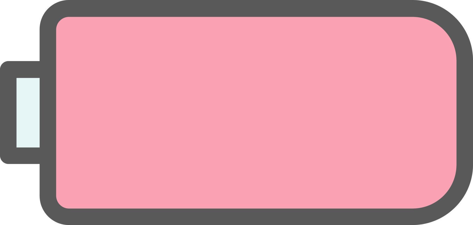 Battery Empty Vector Icon Design