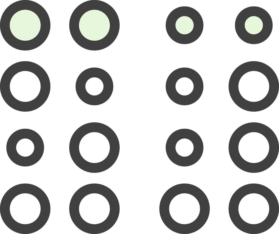 Braille Vector Icon Design