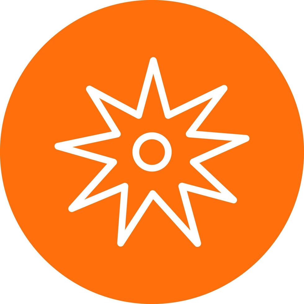 Bahai Vector Icon Design