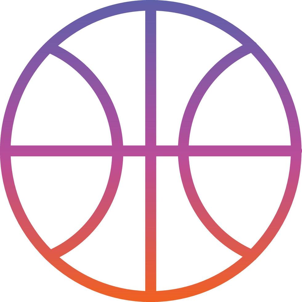 Basketball Ball Vector Icon Design