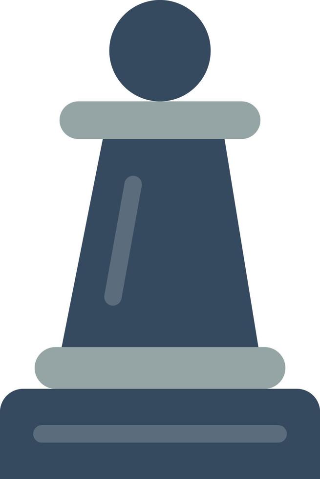 Chess Pawn Vector Icon Design