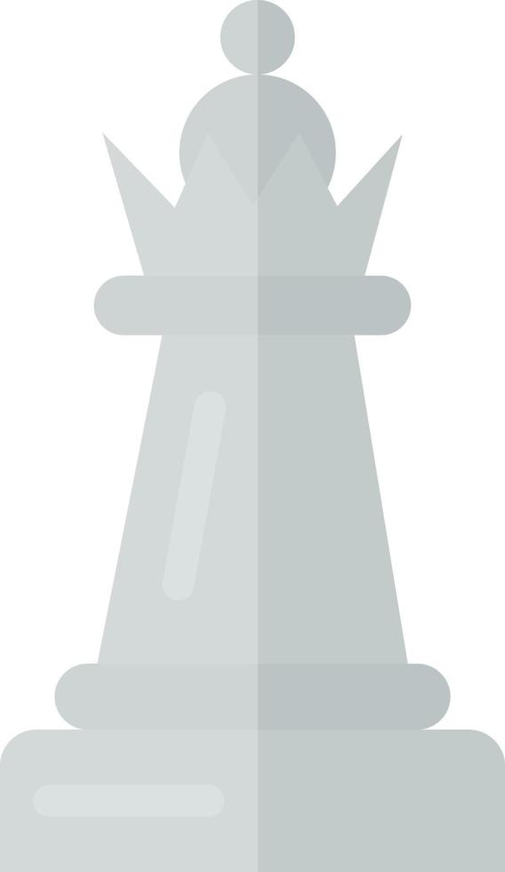 diseño de icono de vector de reina de ajedrez