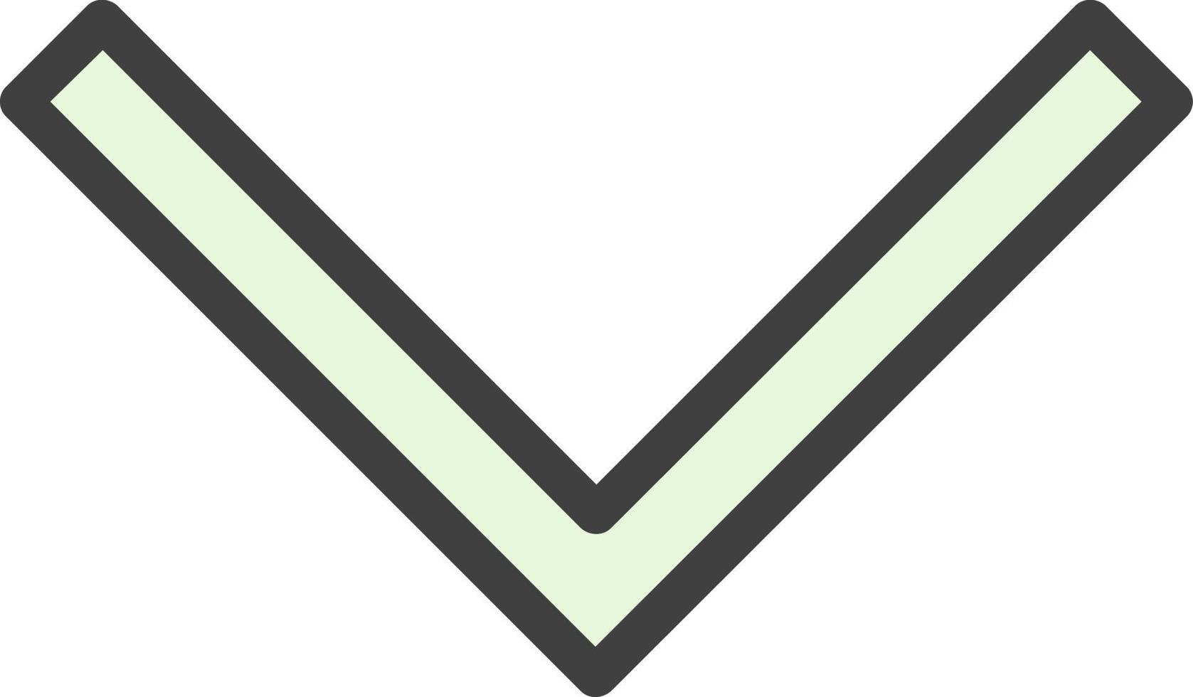 Chevron Down Vector Icon Design