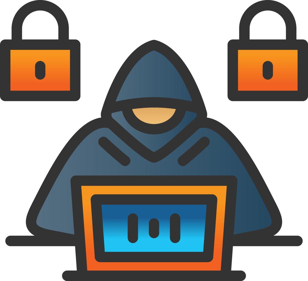 Hacker Vector Icon Design