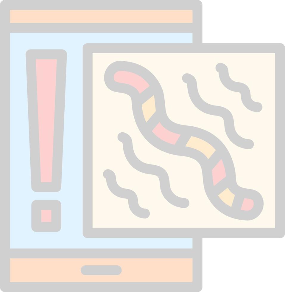 Worm Vector Icon Design