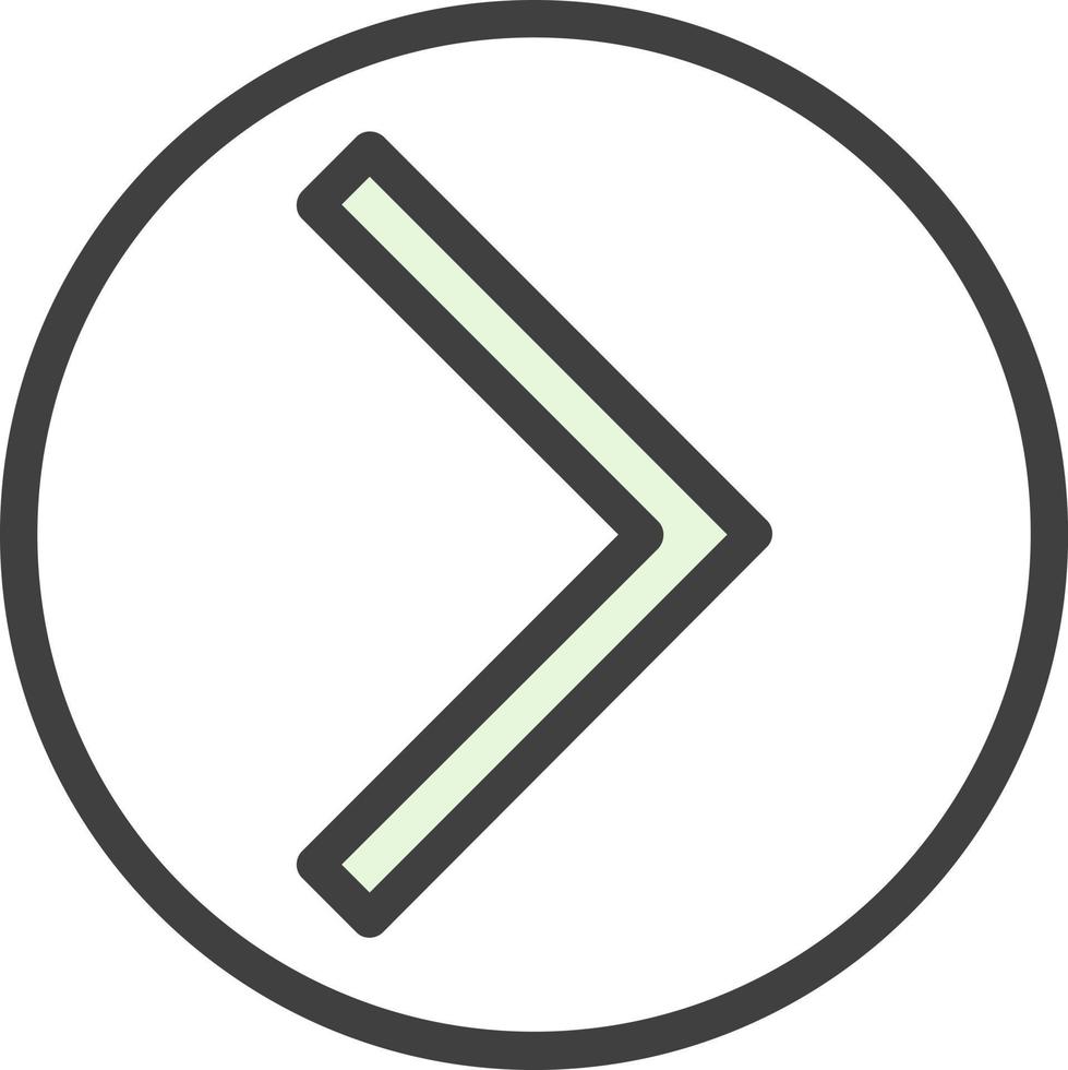 Chevron Circle Right Vector Icon Design