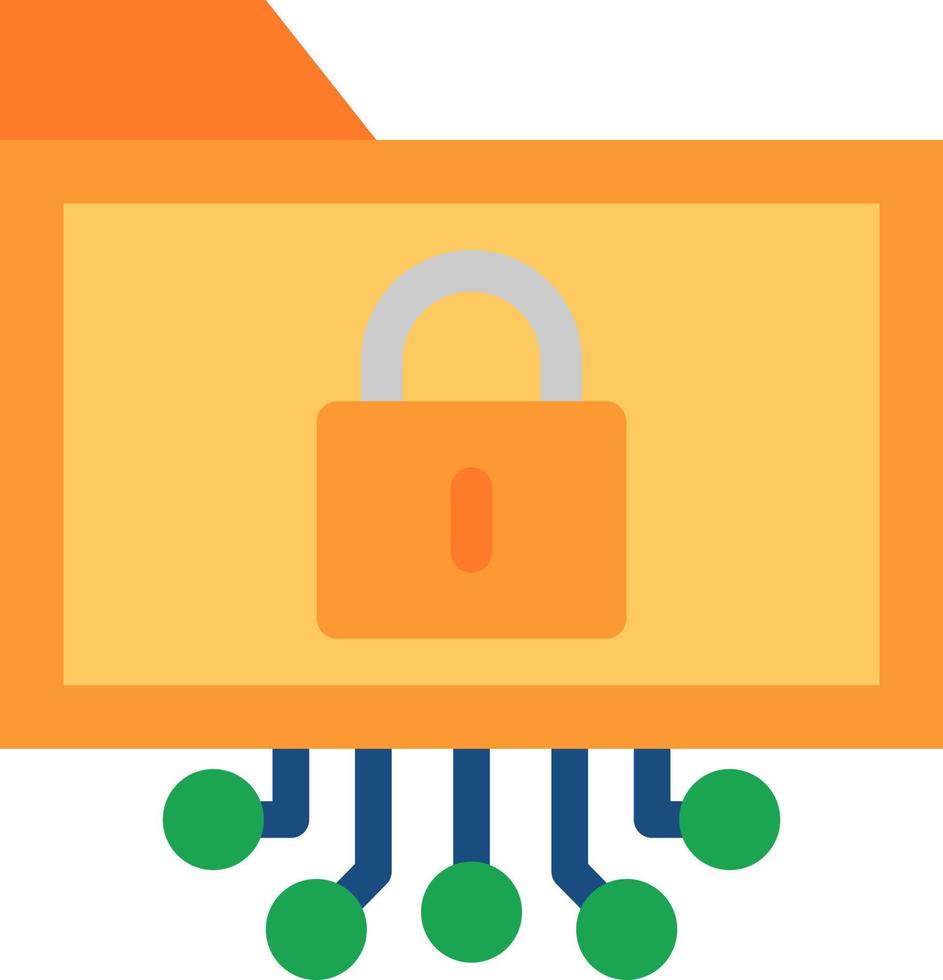 Data Encryption Vector Icon Design