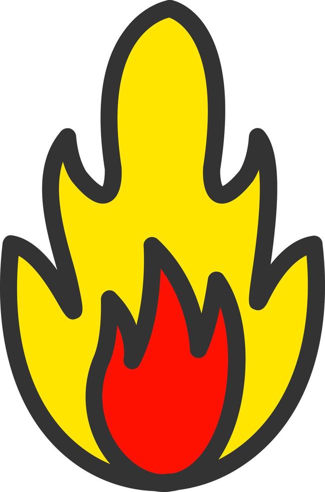 Burn Vector Icon Design
