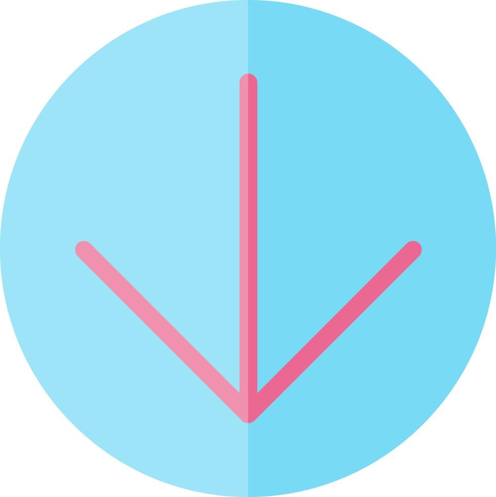 Arrow Circle Down Vector Icon Design