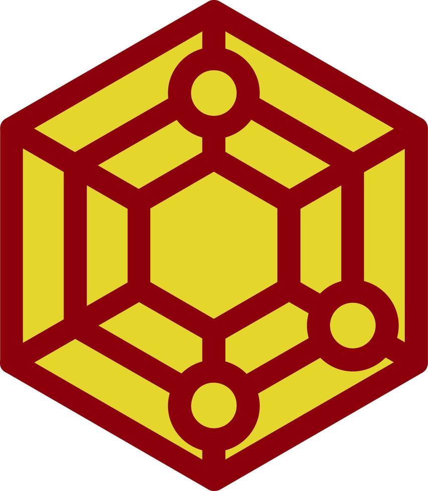 Radar Chart Vector Icon Design