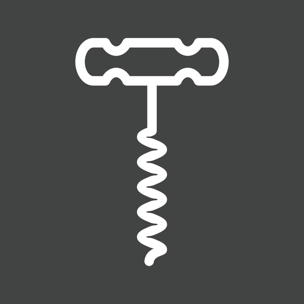 Opener Line Inverted Icon vector