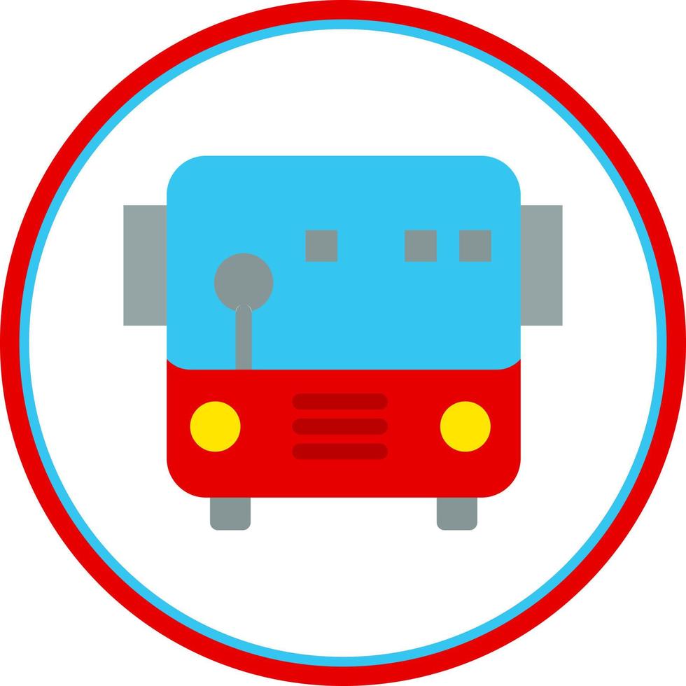 diseño de icono de vector alt de autobús