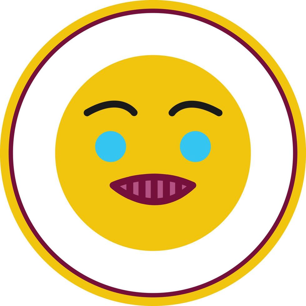 Angry Vector Icon Design
