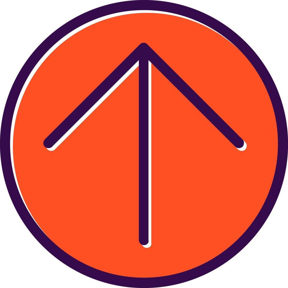 Arrow Circle Up Vector Icon Design