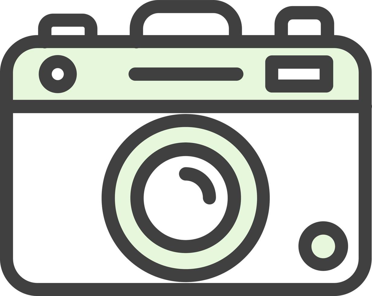 Camera Retro Vector Icon Design