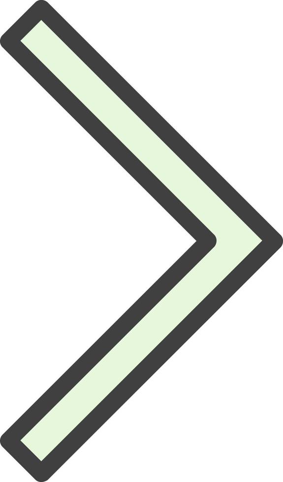 Chevron Right Vector Icon Design