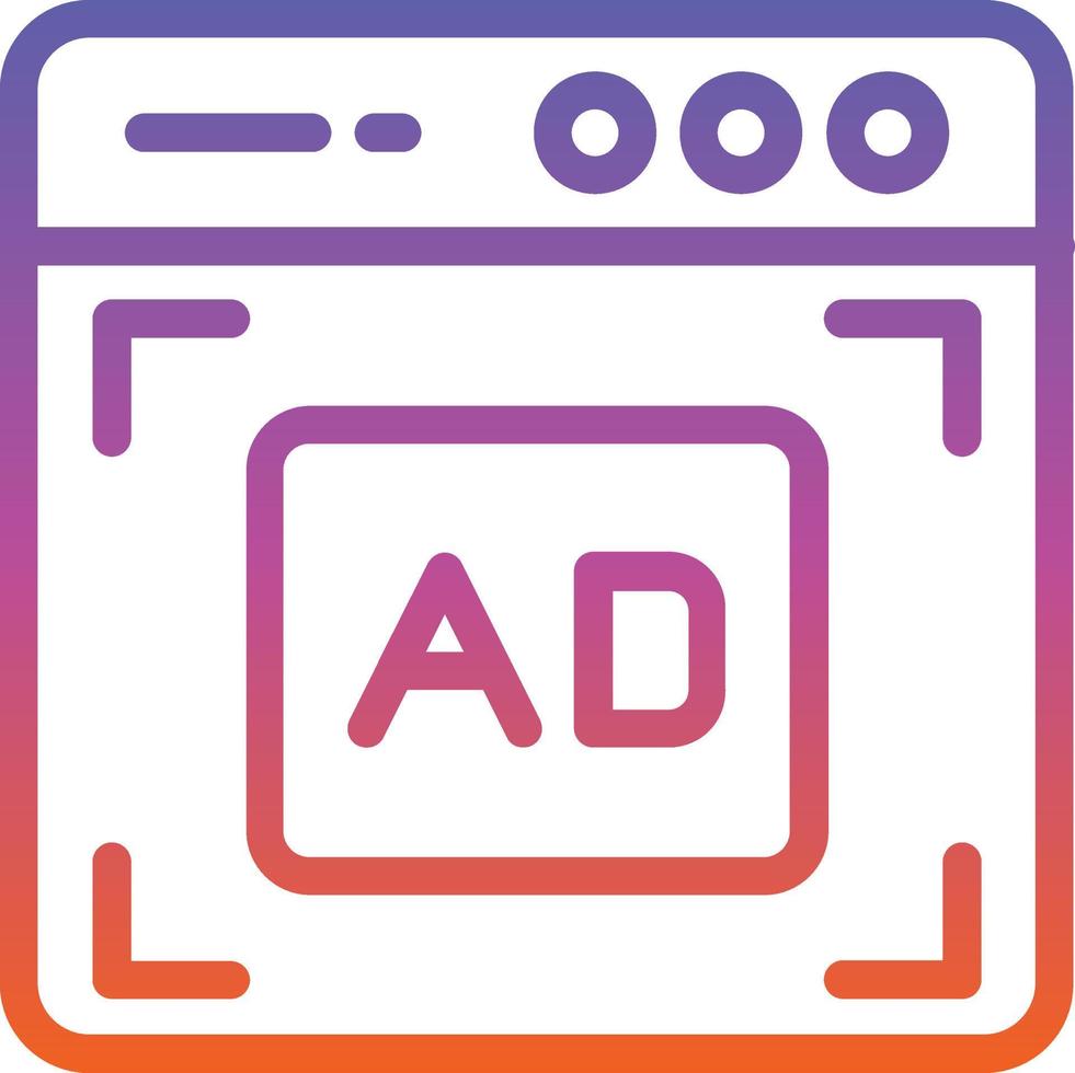 Ad Vector Icon Design