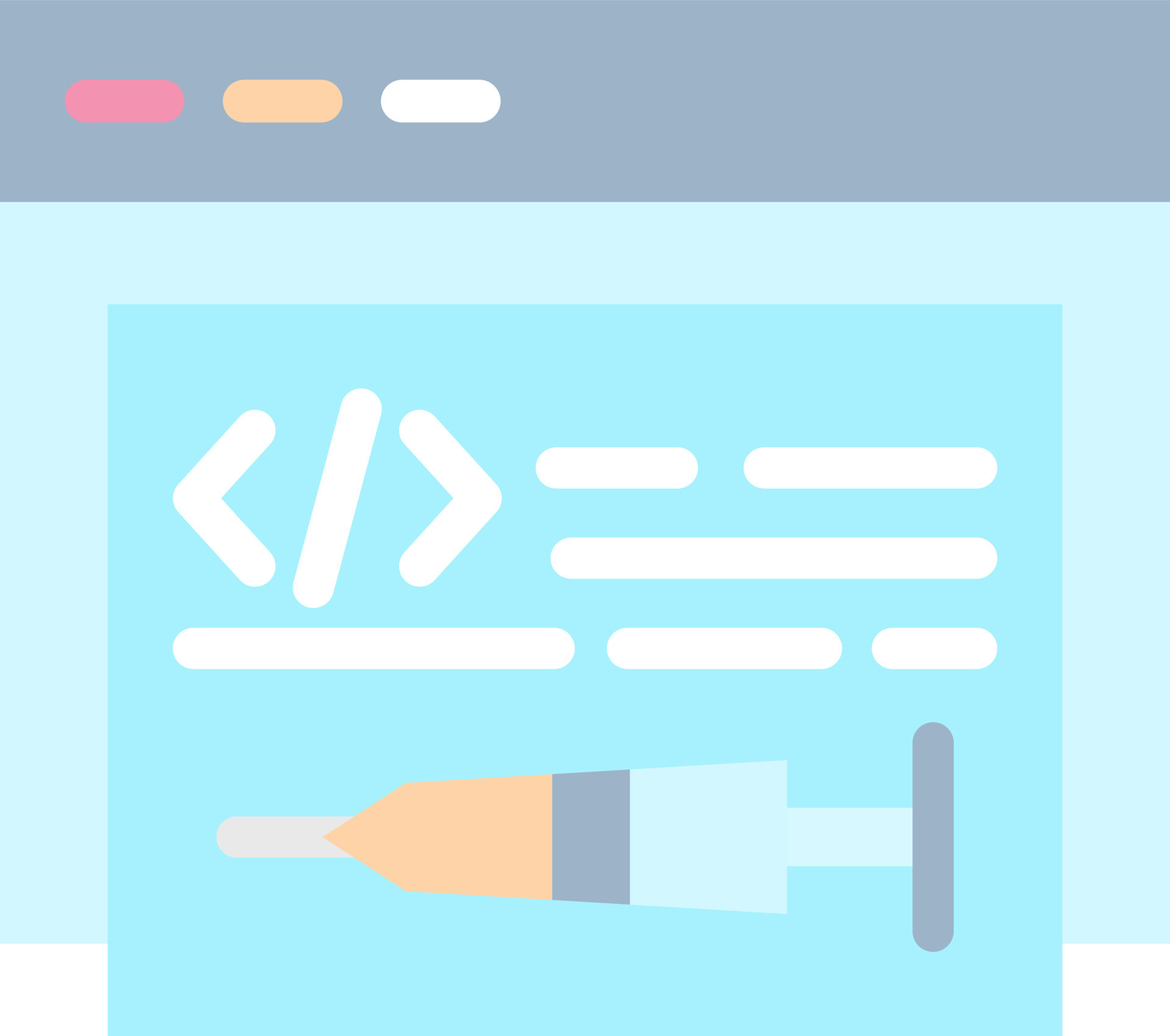 Code Injection Vector Icon Design 15002921 Vector Art at Vecteezy