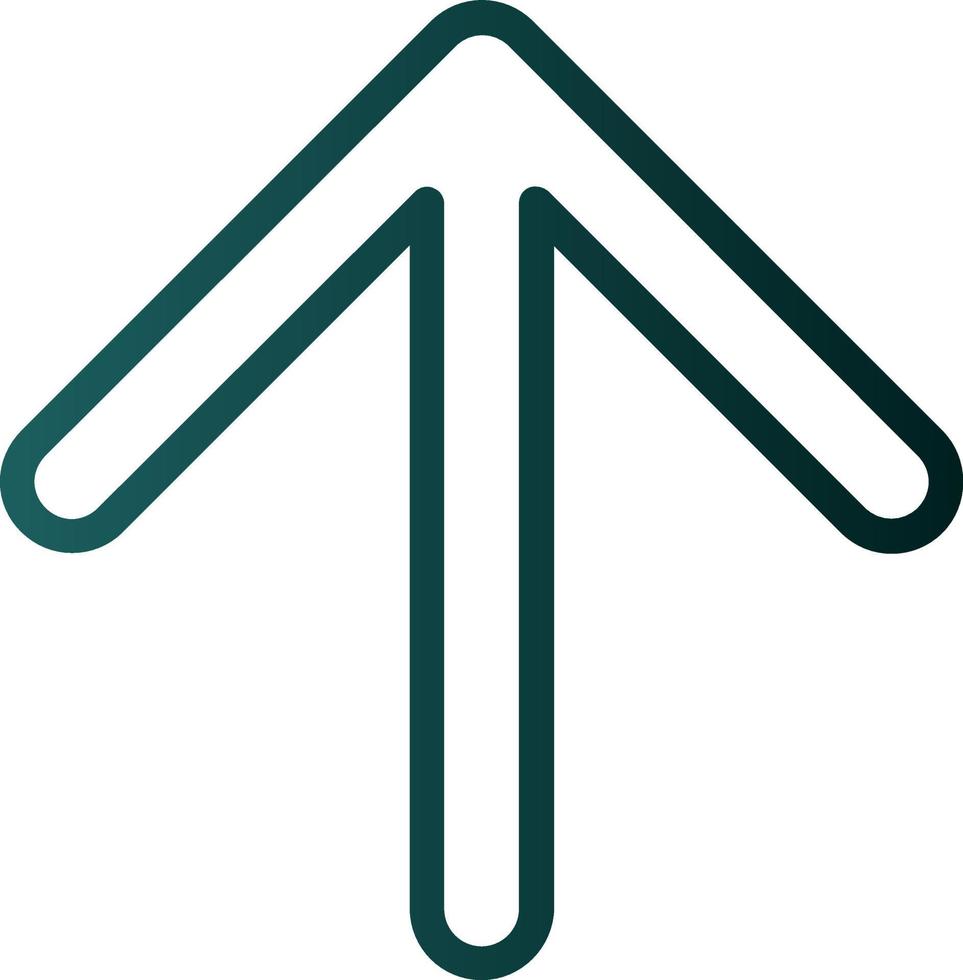 Arrow Up Vector Icon Design