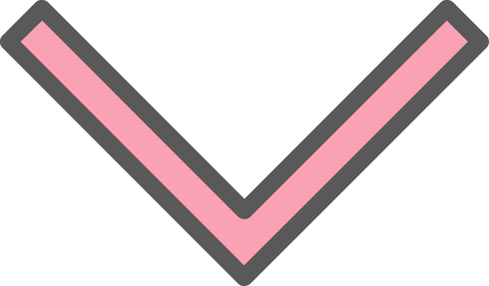 Chevron Down Vector Icon Design