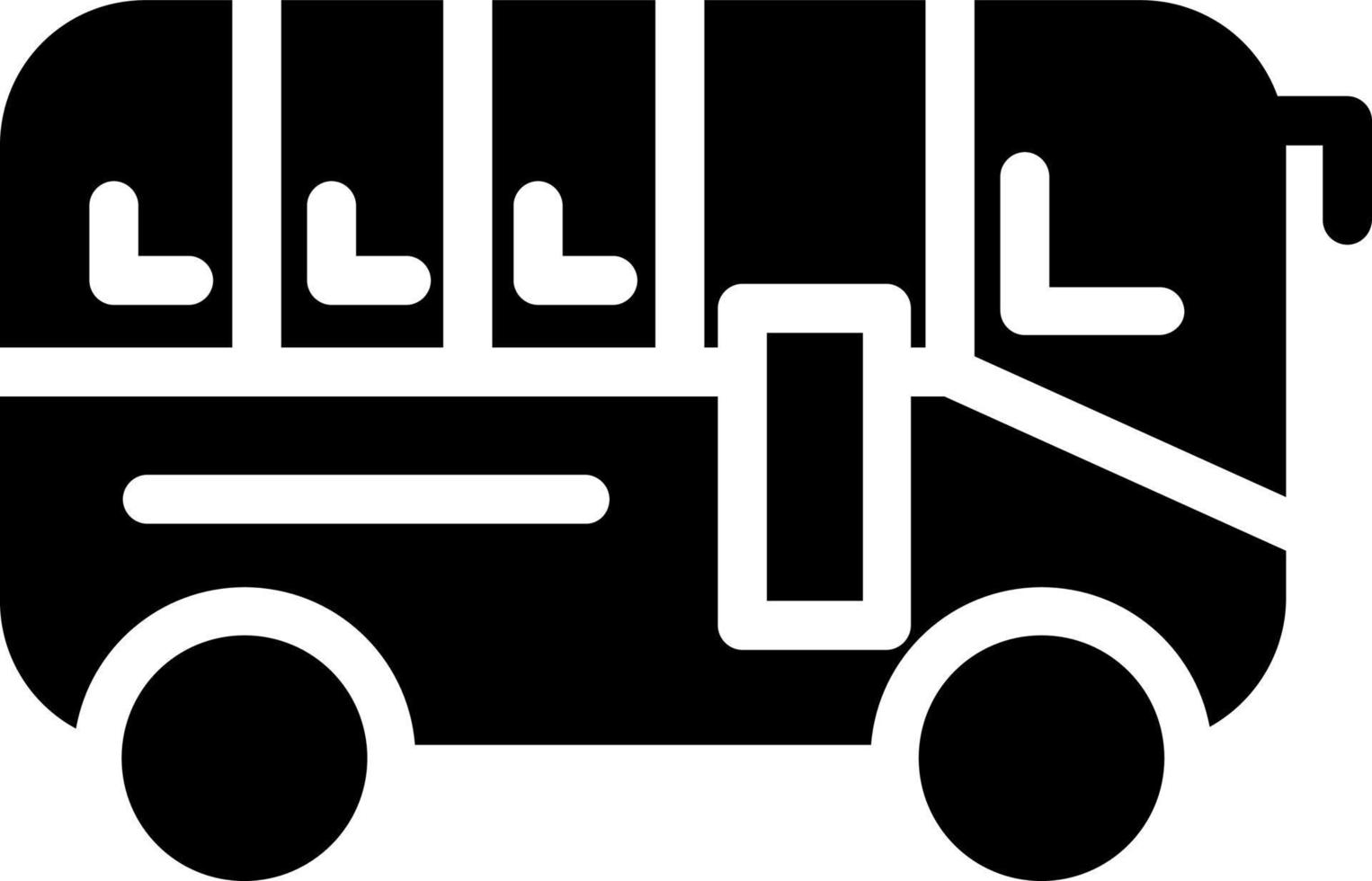 Bus Vector Icon Design