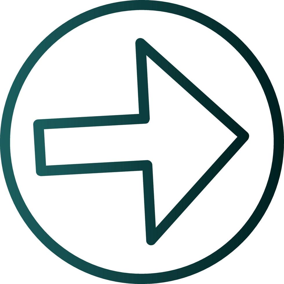 Arrow Alt Circle Right Vector Icon Design