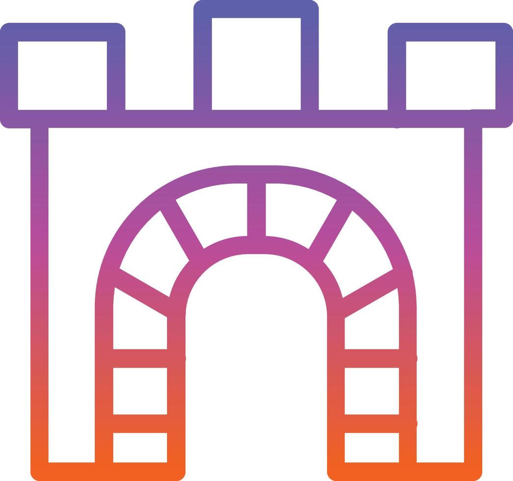 Archway Vector Icon Design