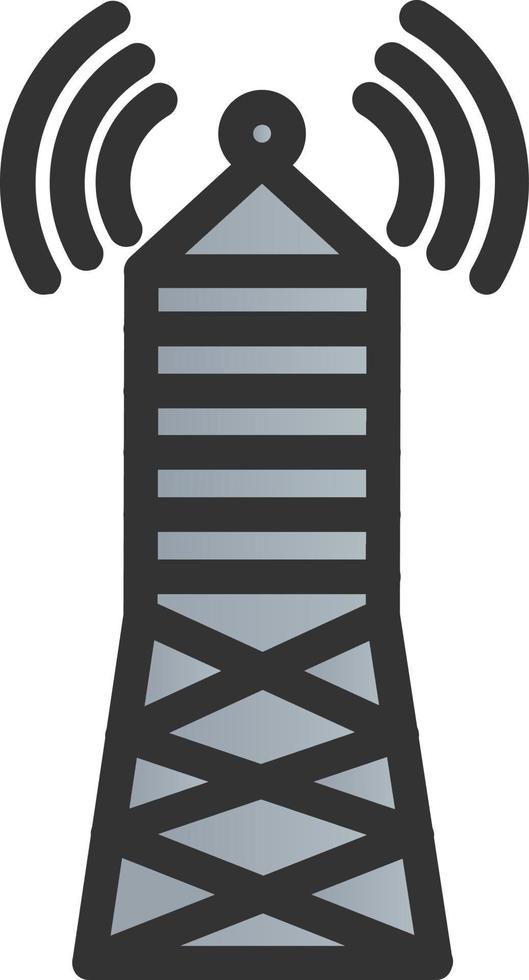 diseño de icono de vector de torre de transmisión