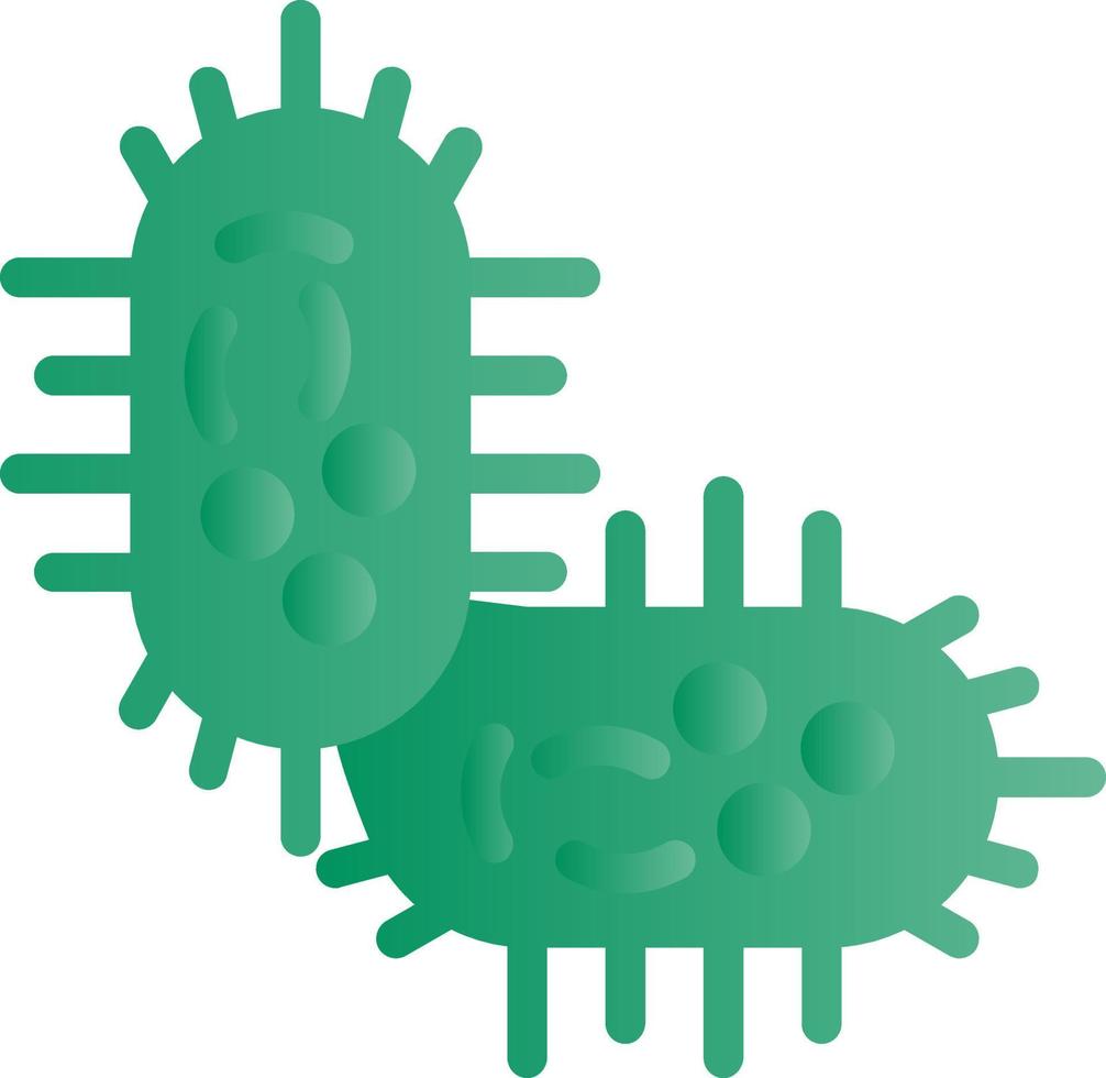 diseño de icono de vector de bacteria