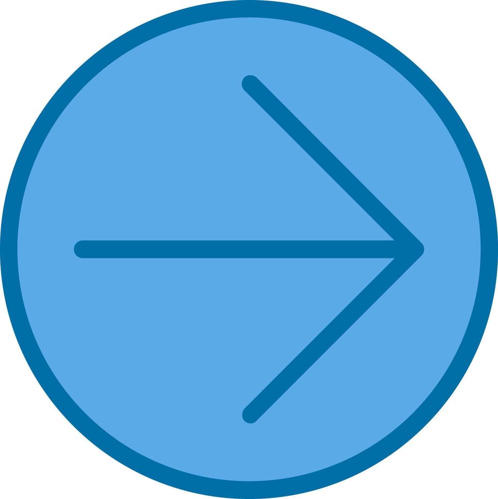 Arrow Circle Right Vector Icon Design