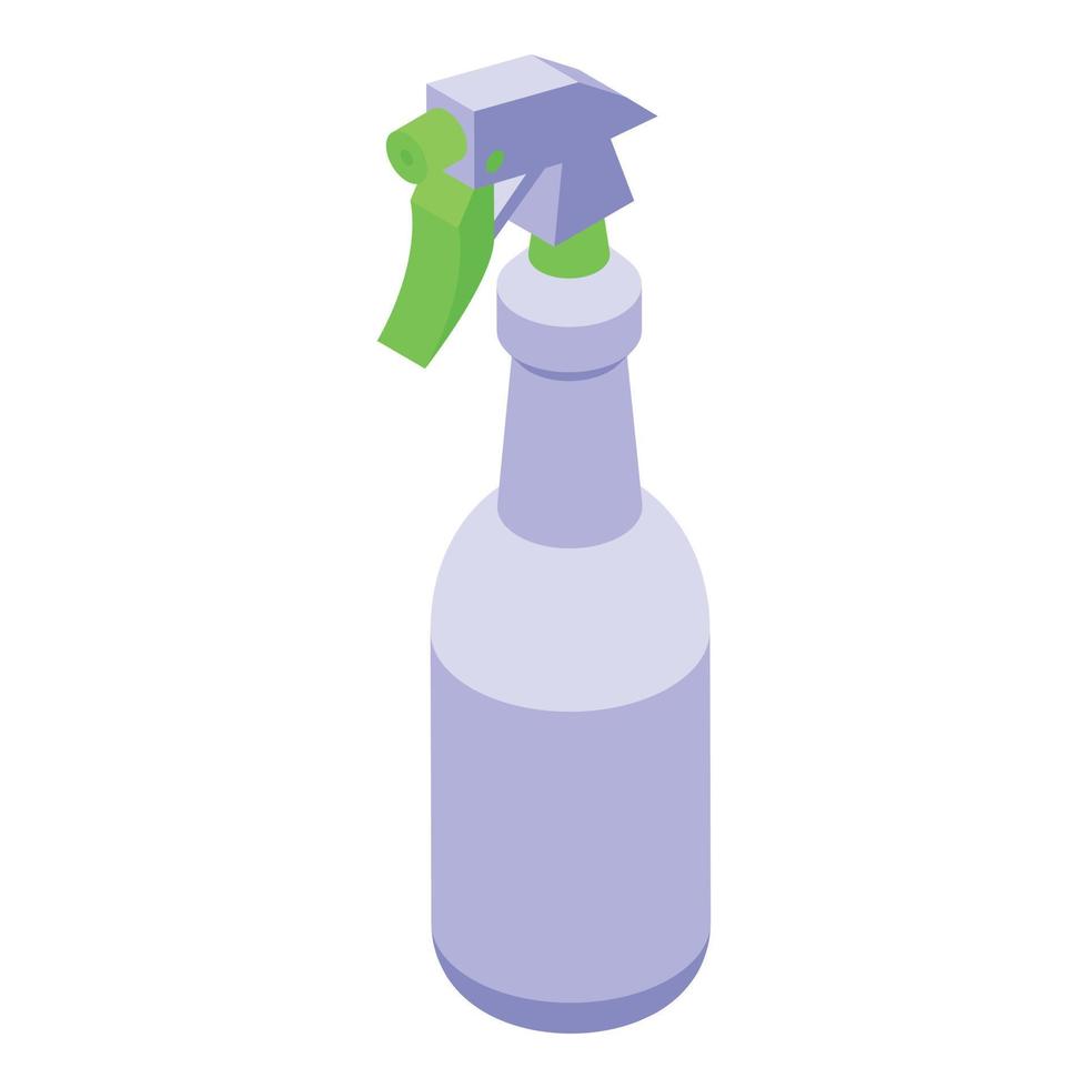 Safe spray bottle icon isometric vector. Chemical alcohol vector