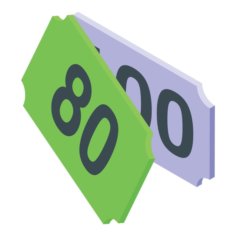 New sale price icon isometric vector. Sticker tag vector