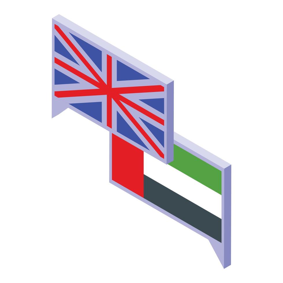 English arab lesson icon isometric vector. Muslim student vector