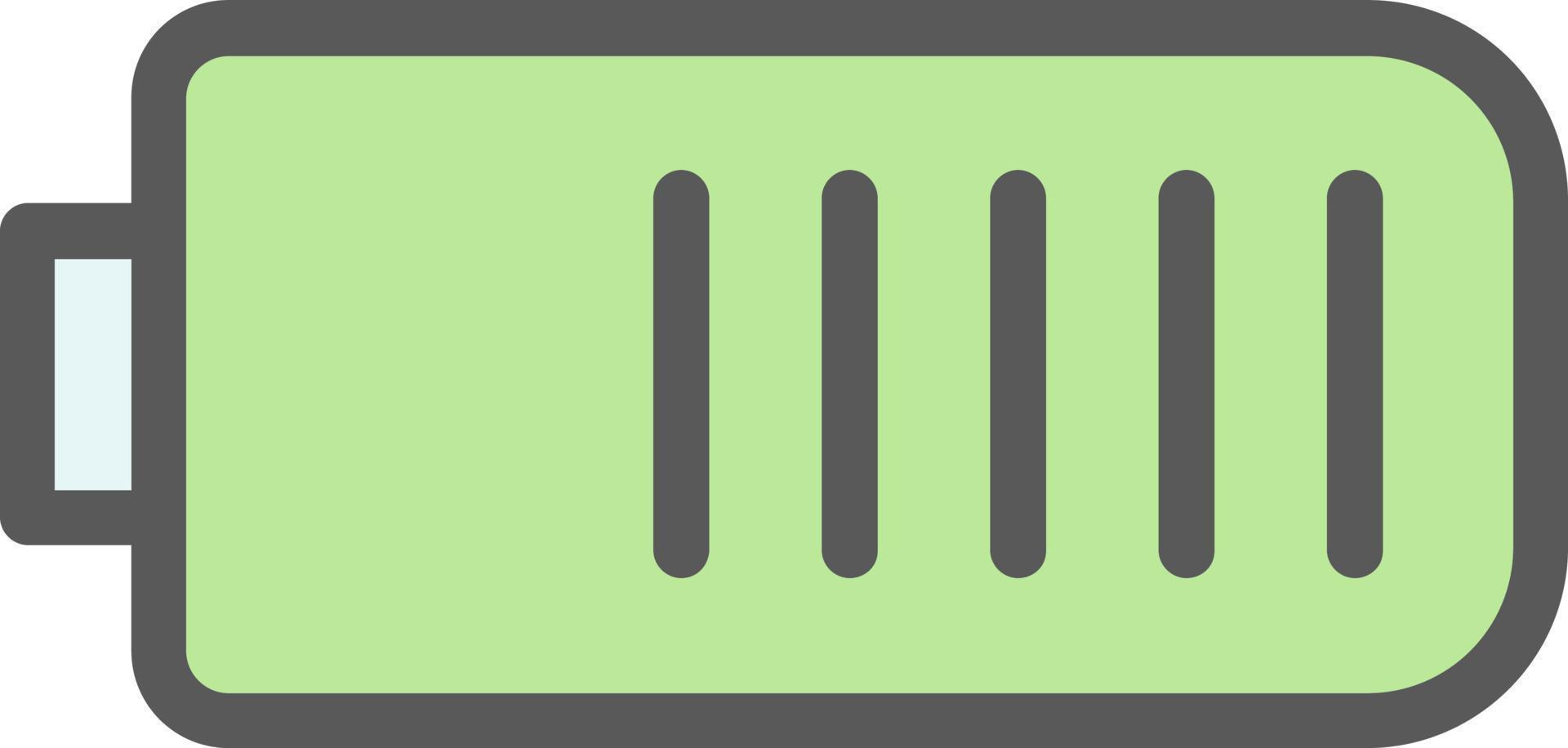 Battery Three Quarters Vector Icon Design