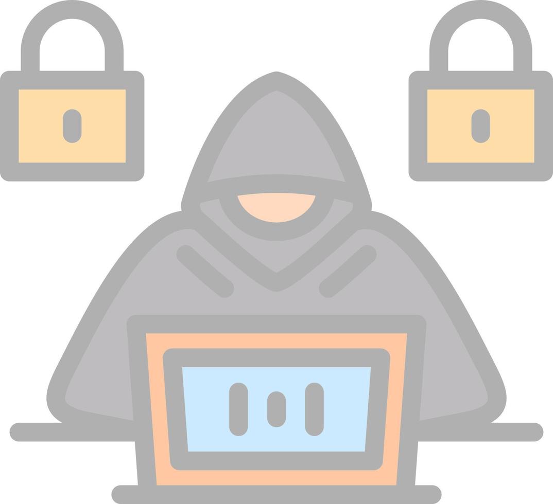 Hacker Vector Icon Design