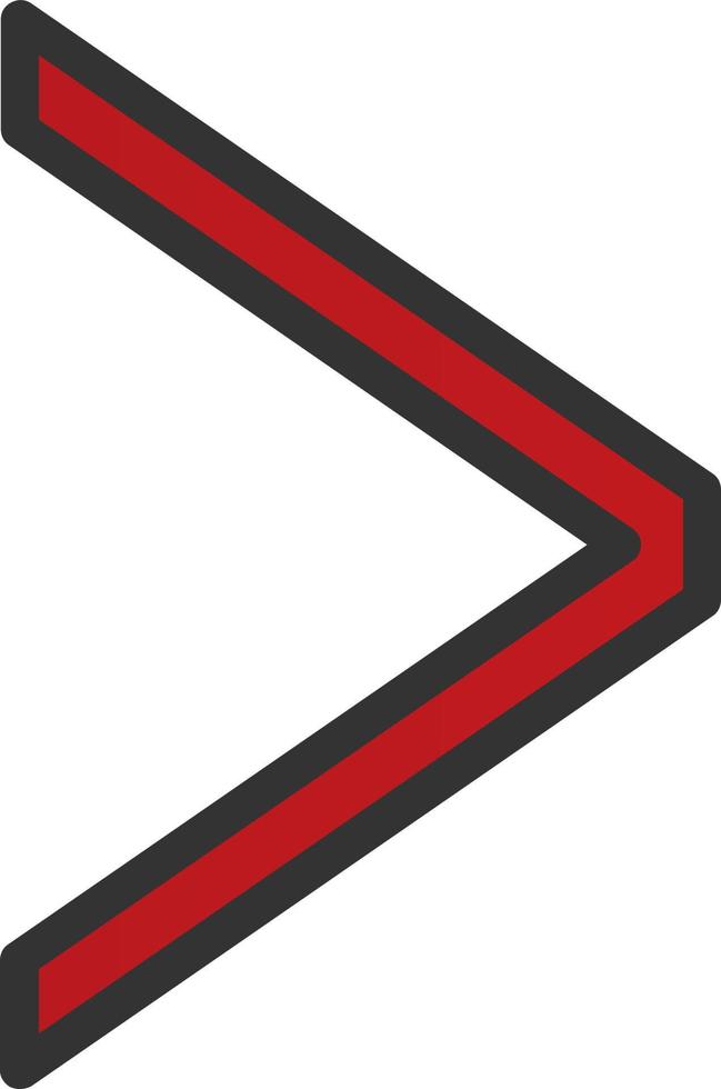 Angle Right Vector Icon Design