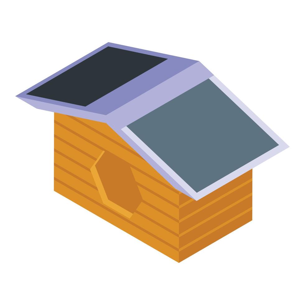 Animal doghouse icon isometric vector. Dog kennel vector