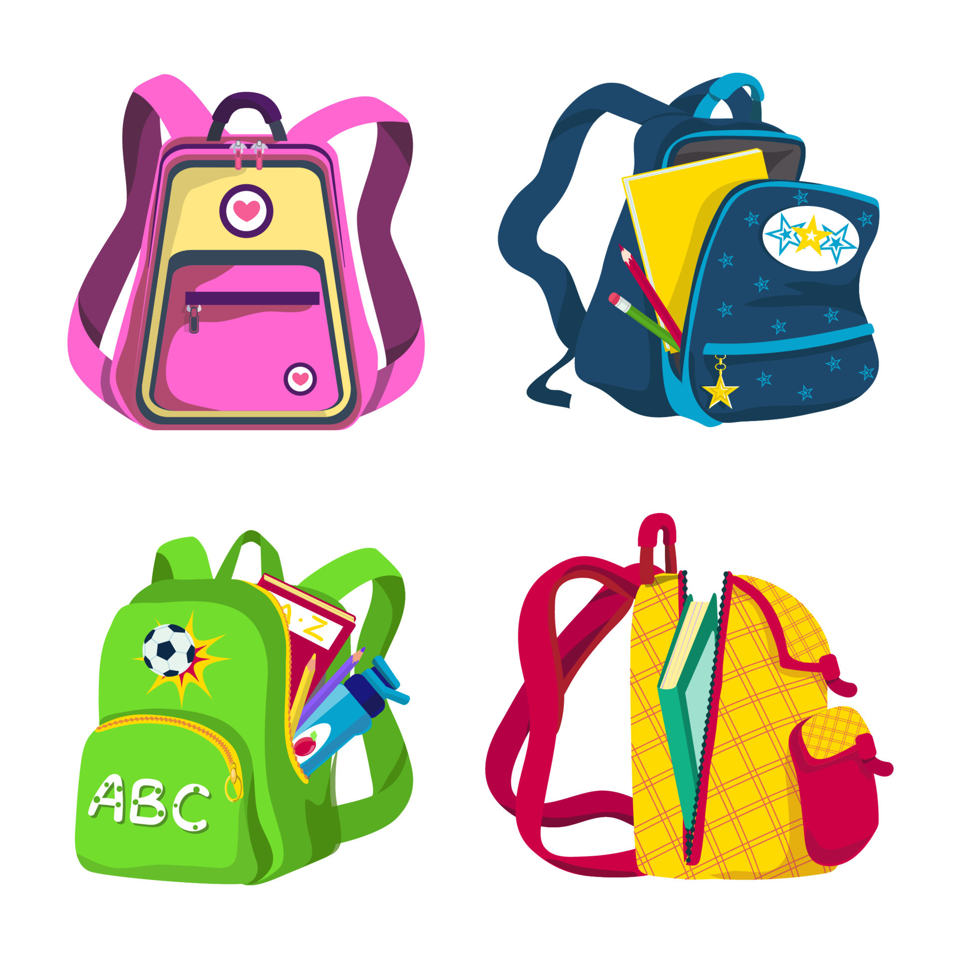 Cartoon backpacks outlet for school