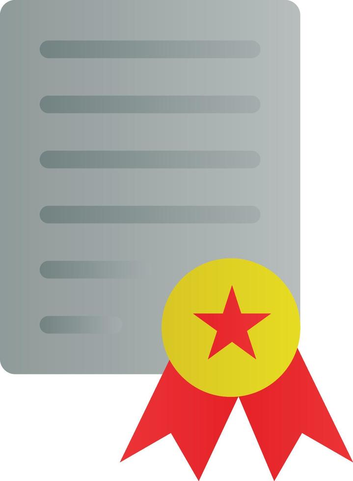 diseño de icono de vector de certificado