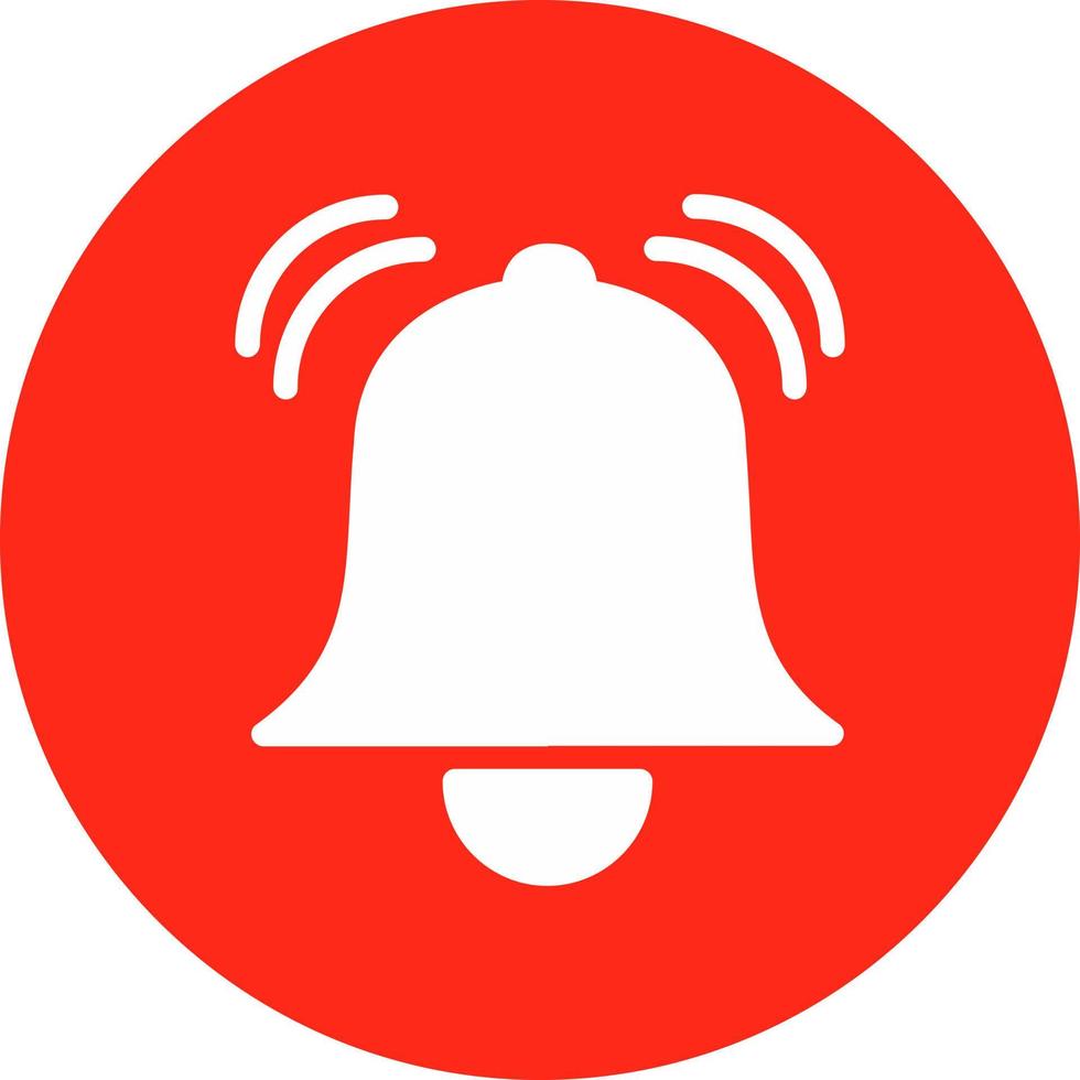 diseño de icono de vector de campana