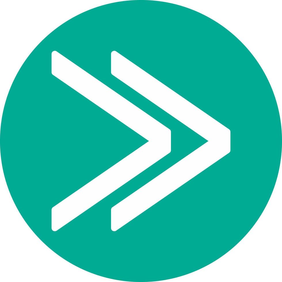 Angle Double Left Vector Icon Design