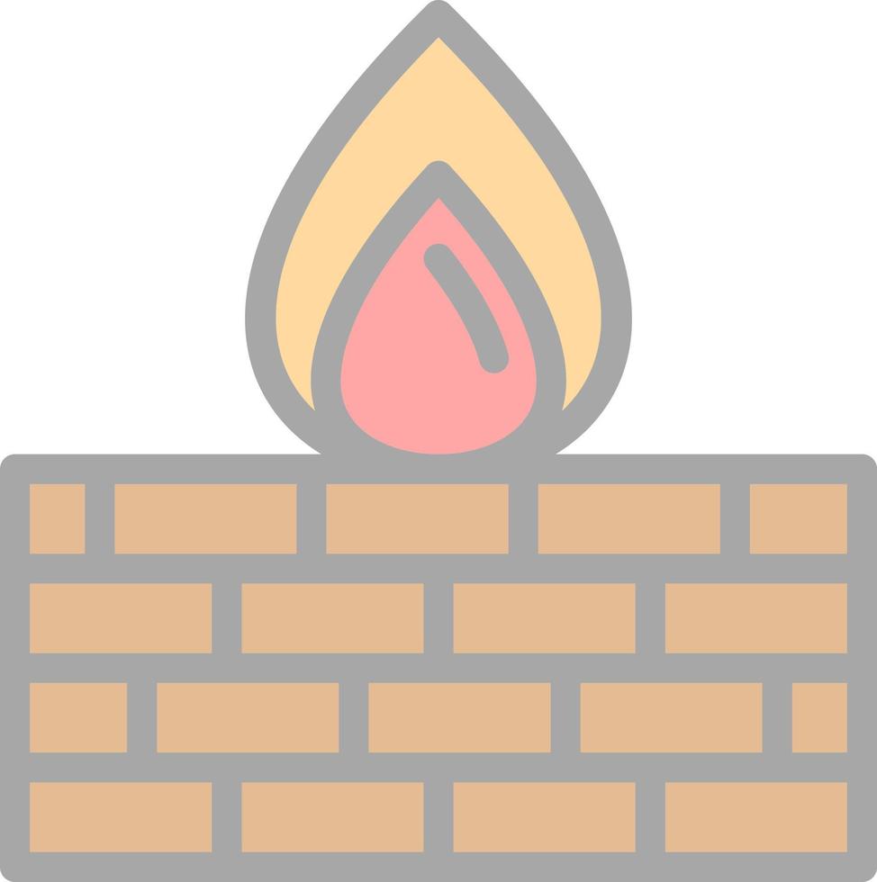 Firewall Vector Icon Design