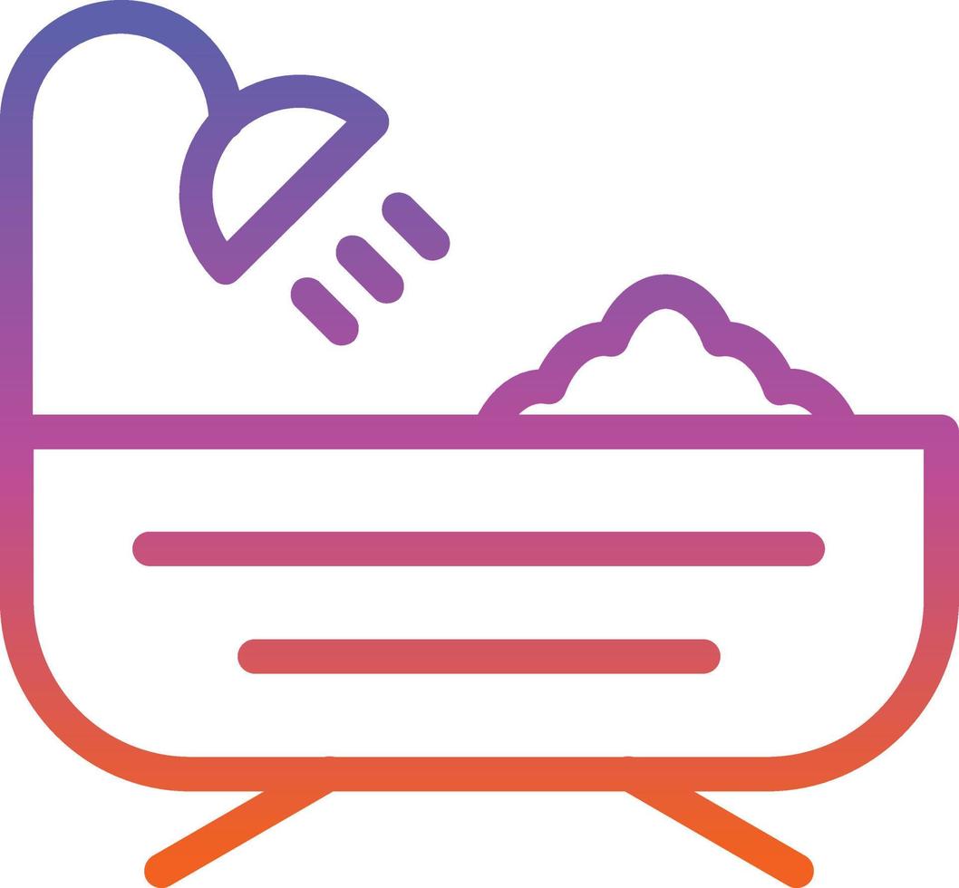 Bath Vector Icon Design