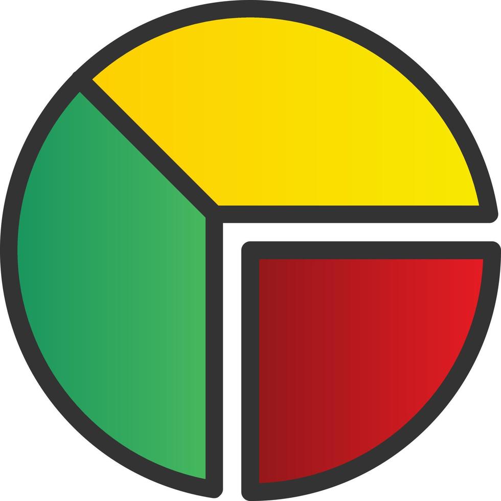 Chart Pie Vector Icon Design