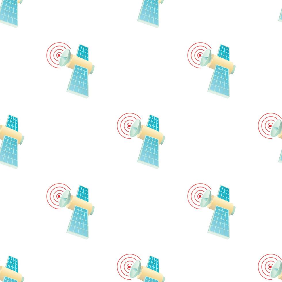 Space satellite pattern seamless vector