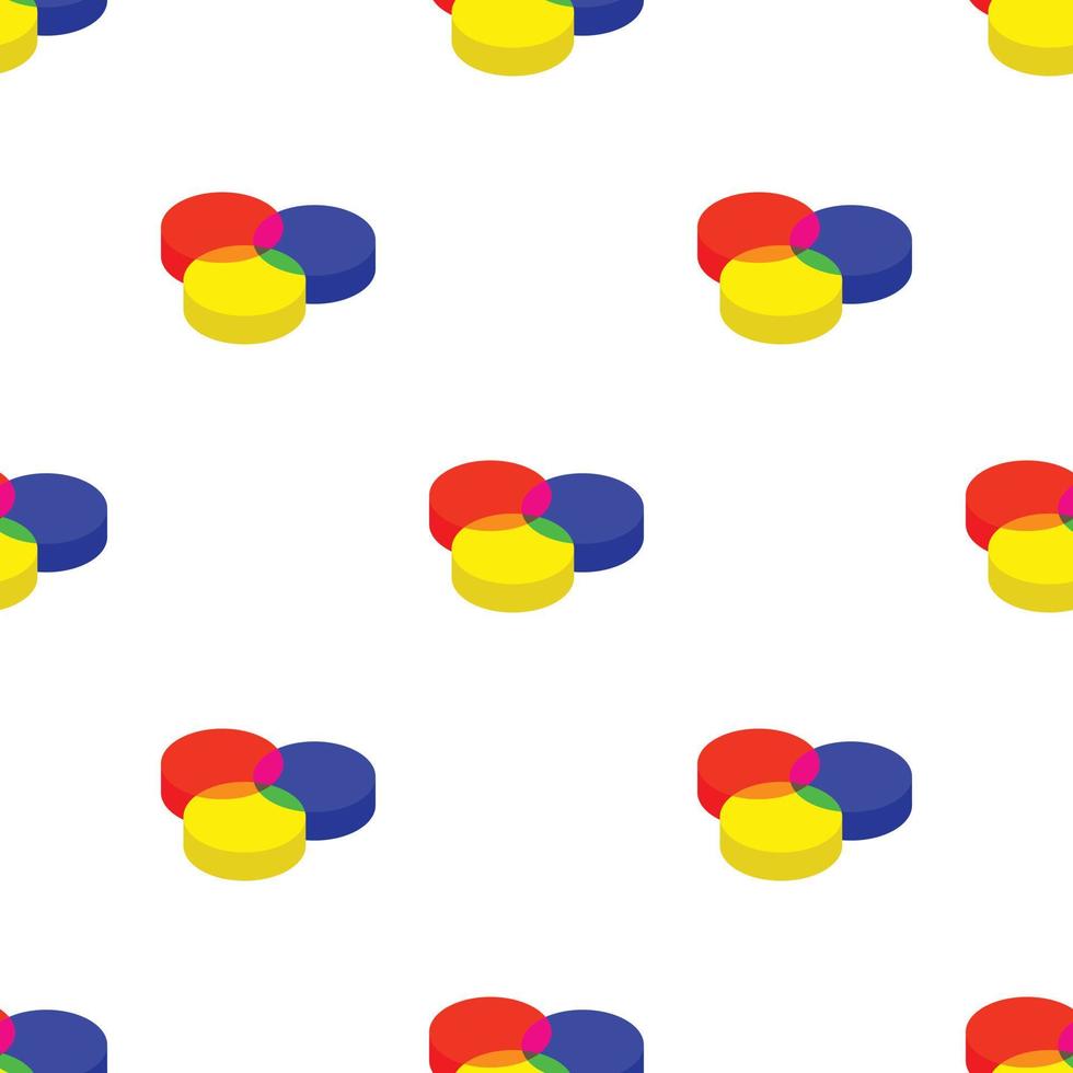 RGB color profile pattern seamless vector