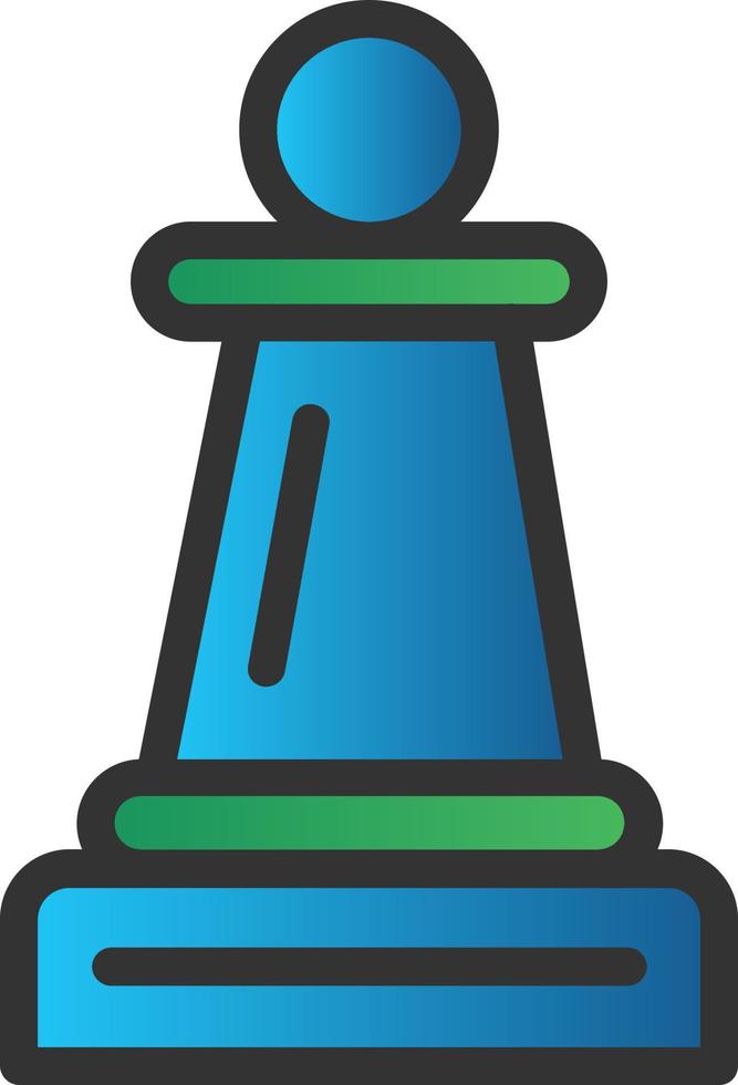 Chess Pawn Vector Icon Design