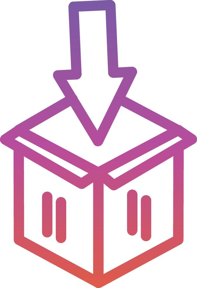 Box Open Vector Icon Design