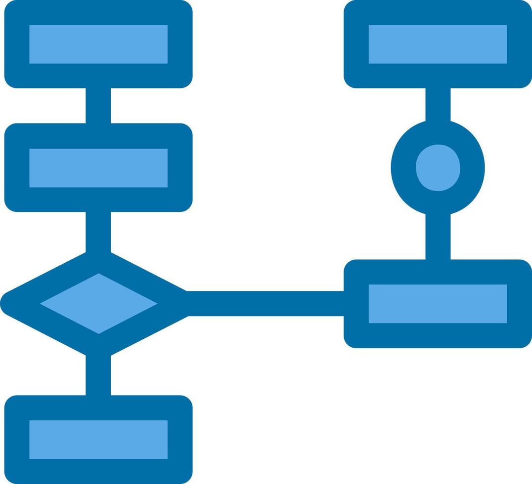 Flowchart Vector Icon Design