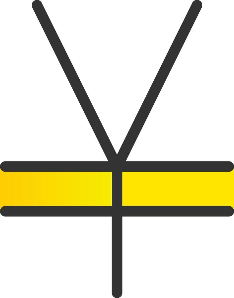 Yen Sign Vector Icon Design